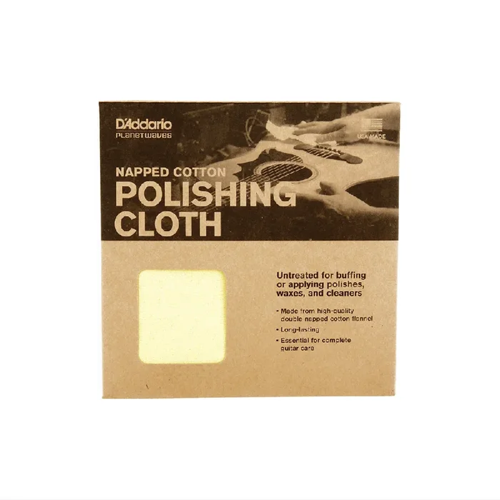 D’Addario Polishing Cloth – Cotton Flannel