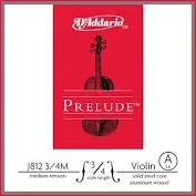 D’Addario Prelude Violin A 3/4 Medium Tension J812 3/4M, Single String