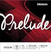 D’Addario Prelude Violin D 4/4 Medium Tension J813 4/4M, Single String
