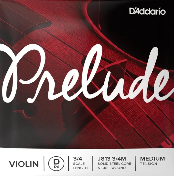 D’Addario Prelude Violin D String 3/4