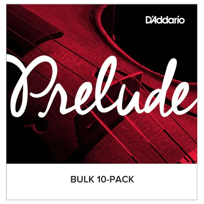 D’Addario Prelude Violin String Set, 4/4 Scale, Medium Tension, Bulk 10-Pack