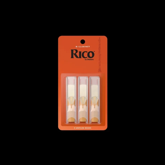 D’Addario Rico Bb Clarinet Reeds | Strength 3.5 | 3-pack
