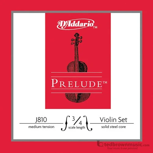 D’Addario Strings Prelude Violin Set 3/4 J8103/4M