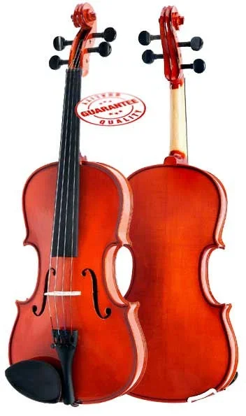 D’Luca Meister Ebony Fitted Beginner Violin Outfit 1/8
