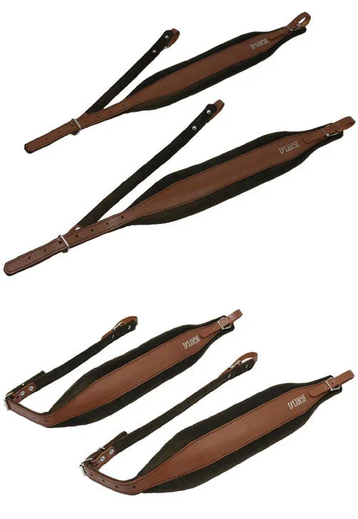 D’Luca Pro SB Series Genuine Leather Accordion Straps Brown/Brown