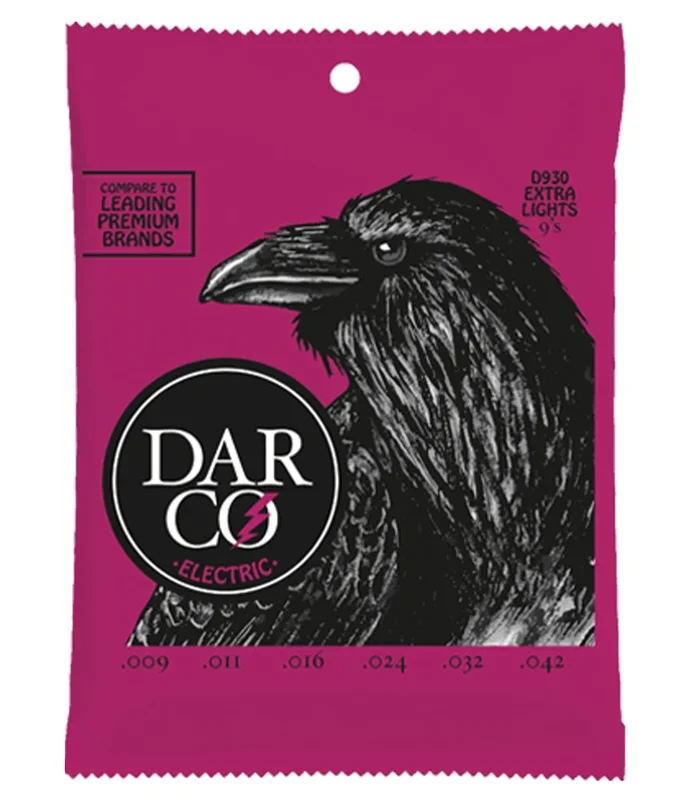 Darco Electric Guitar Strings, Extra Light