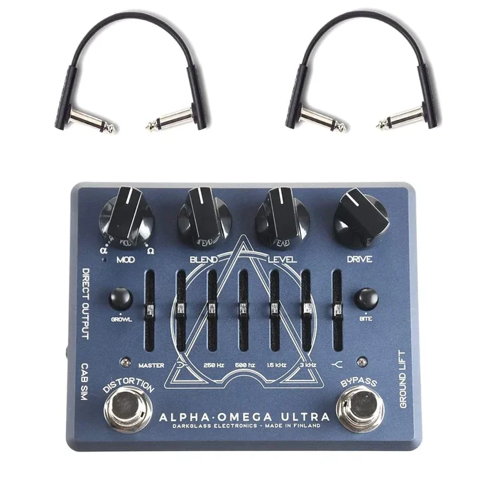 Darkglass Alpha Omega Ultra w/RockBoard Flat Patch Cables Bundle