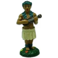 Dashboard Dolls Hula Boy w/Ukulele