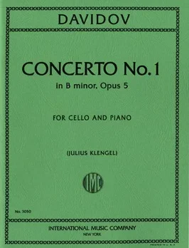 Davidov, Carl (Loeb): Concerto No.1 Op.5 in B minor (cello & piano)