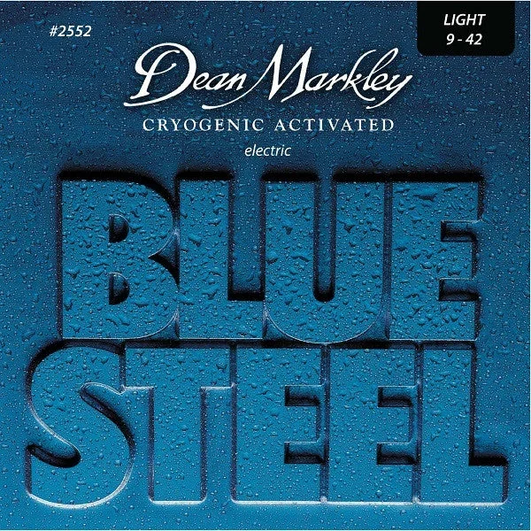Dean Markley 2552 Electric Guitar Strings – Blue Steel Light – 0.09-0.42