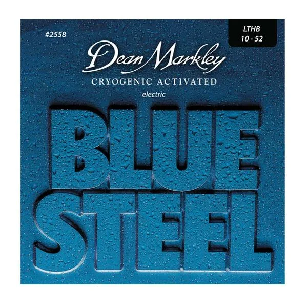 Dean Markley 2558 Blue Steel 6-string Electric Guitar Strings Light Top Heavy Bottom – 10-52