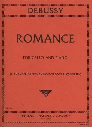 Debussy, Claude (Piatigorsky): Romance (cello & piano) IMC