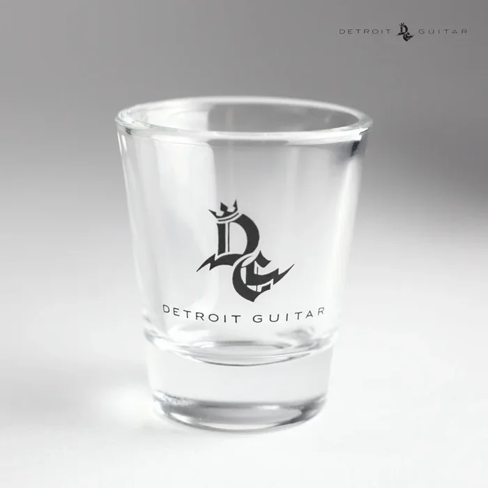 Detroit Guitar 1.5 Oz Shot Glass