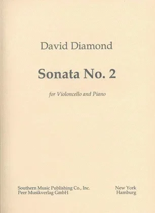 Diamond, David: Cello Sonata No.2 (cello & piano)
