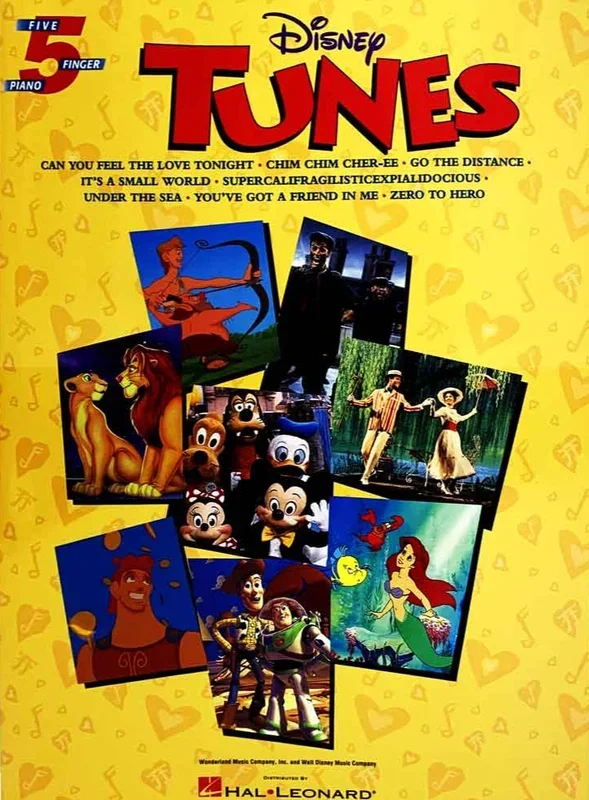 Disney 5 Finger Disney Tunes for Piano
