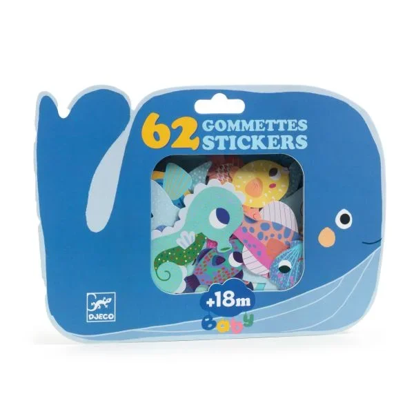 Djeco baby stickers – sea animals