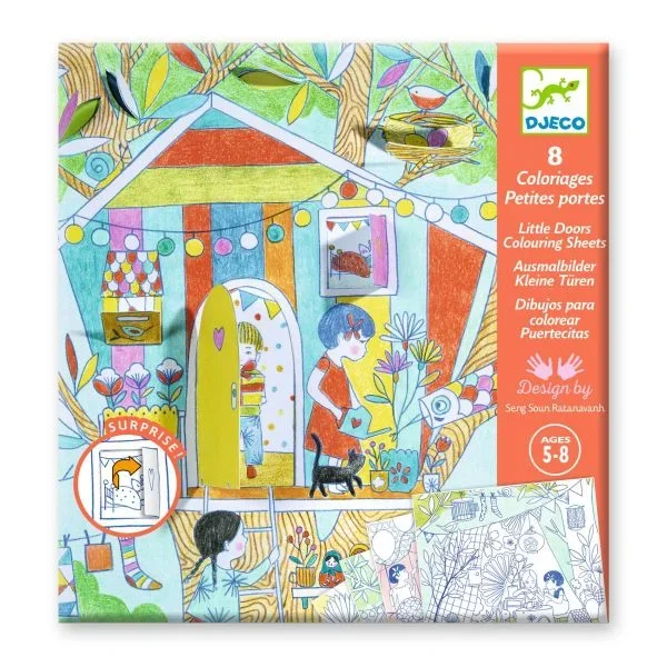 Djeco colouring surprises – Nina’s play tents
