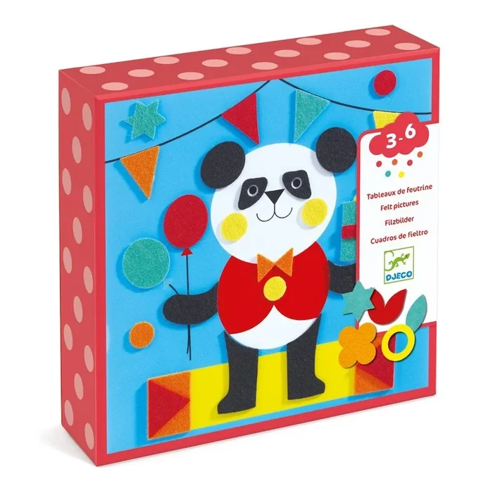 Djeco felt pictures collage – gentle creatures