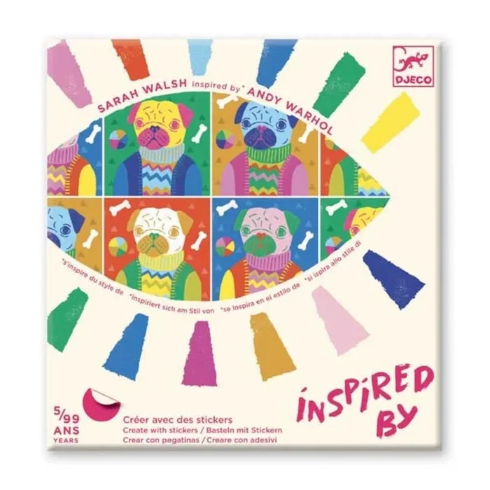 Djeco inspired by Warhol collage activity kit