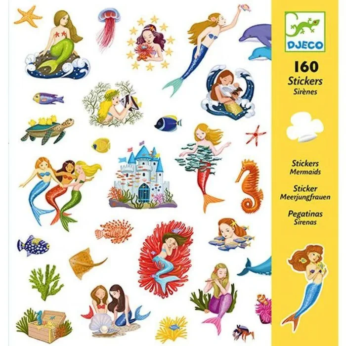 Djeco mermaids sticker pack