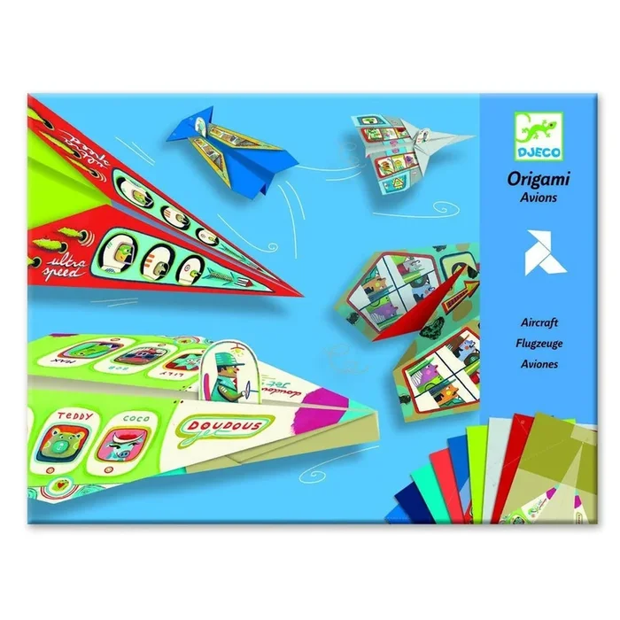 Djeco origami paper aircraft planes