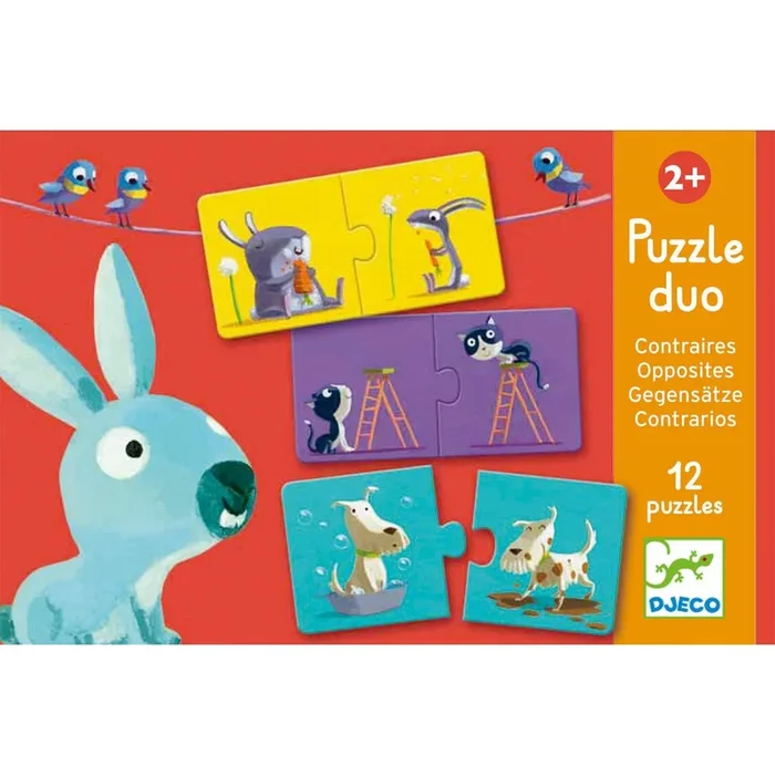 Djeco puzzle duo – opposites