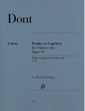 Dont: Etudes and Caprices for Violin Solo Op. 35 HENLE (violin, piano)