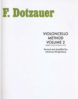 Dotzauer, J.J. (Klingenberg): Cello Method Vol.2