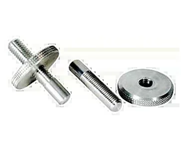 Double Bass Adjustable Wheels for Bridge – Aluminium (Pair)
