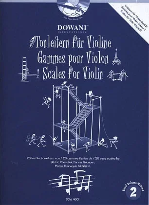 Dowani: (collection) Scales for Violin, Vol.2 (2 violins)(CD) Dowani International