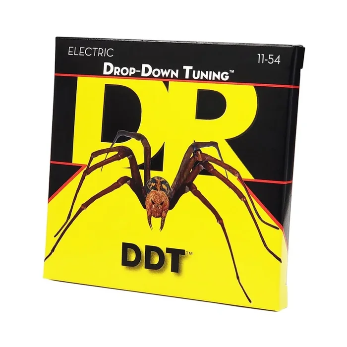 DR Drop-Down Tuning Nickel Plated Steel Electric Guitar Strings – Heavy 11-54