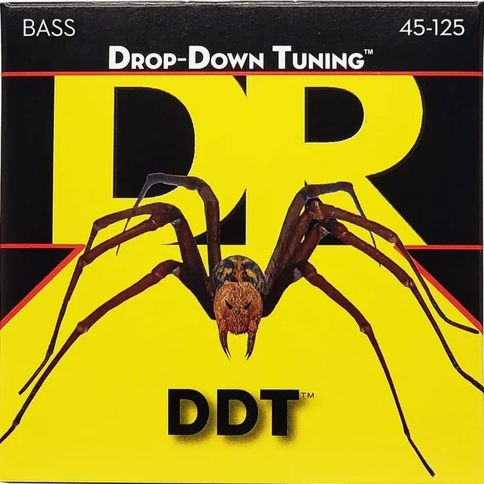 DR Strings – DDT (Drop Down Tuning) Bass Strings For 5-String Bass – (DDT5-45) 45-125