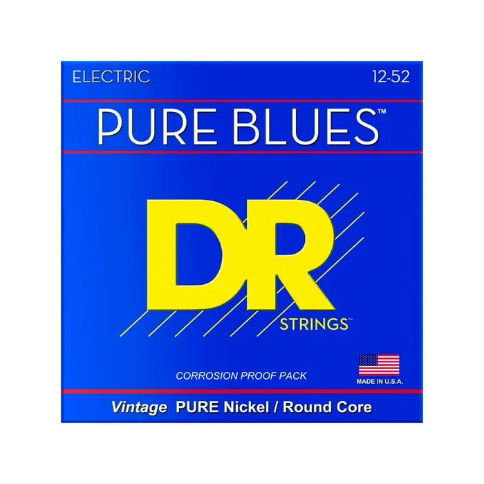 DR Strings PHR-12 Pure Blues Electric Extra Heavy 12-52