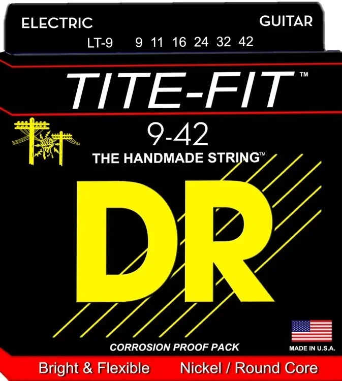 DR Strings Stg Lite-n-Tite 9-42 – LT9