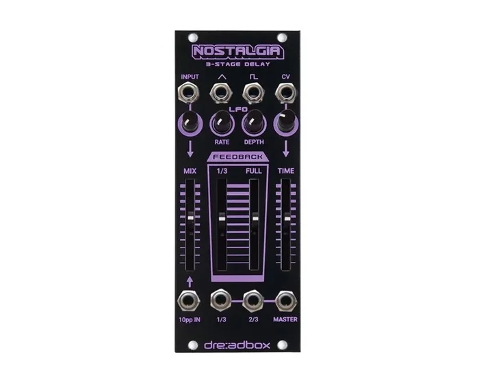Dreadbox Nostalgia Blacklight 3 Stage Hybrid Delay