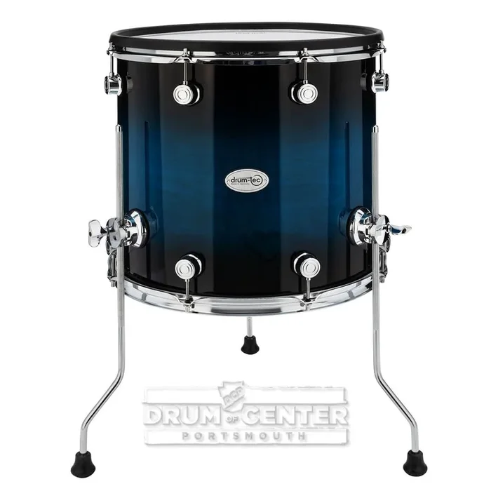 Drum-Tec Pro 3 E-Floor Tom 16×15 Blue Burst