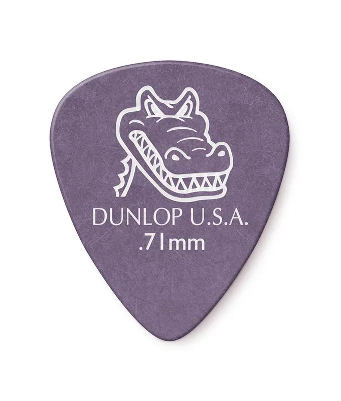 Dunlop 417P071 Gator Grip .71mm Guitar Picks – 12 Pack