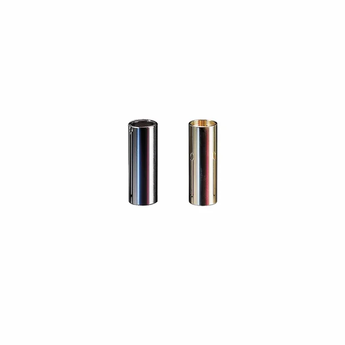Dunlop Medium 220 Chrome & 222 Brass Slide Bundle (2-Pack Bundle)