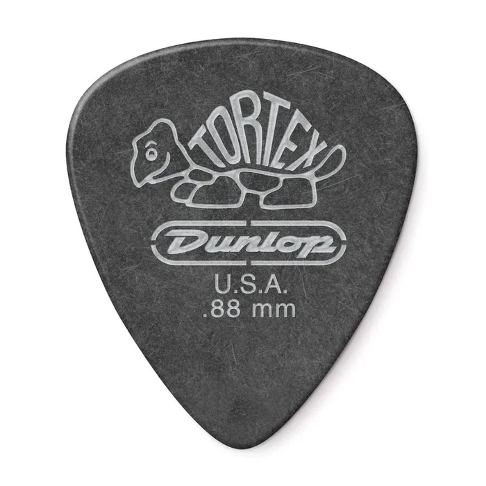 Dunlop Tortex Pitch Black Standard .88mm 2 Pack (24) Bundle