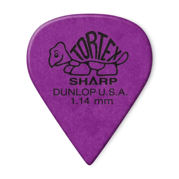 Dunlop Tortex Sharp 1.14mm 3 Pack (36) Bundle