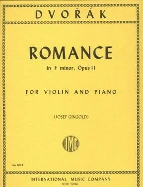 Dvorak (Gingold): Romance in F minor, Op.11 (violin & piano) IMC