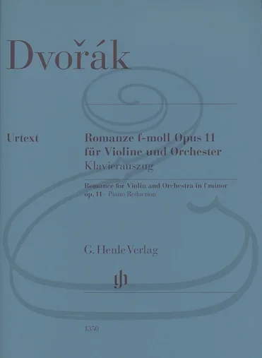 Dvorak (Kordt-Dauner): Romance in F minor, Op.11 – URTEXT (violin & piano)