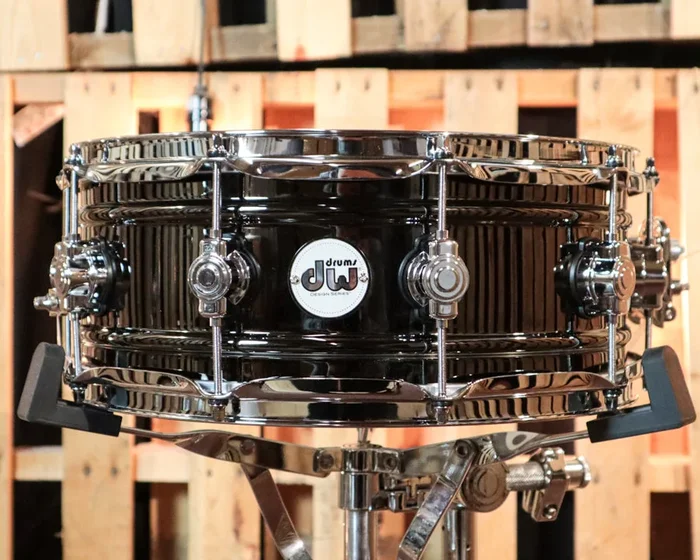 DW 5.5×14 Design Black Nickel over Brass Snare Drum – DDSD5514BNCR
