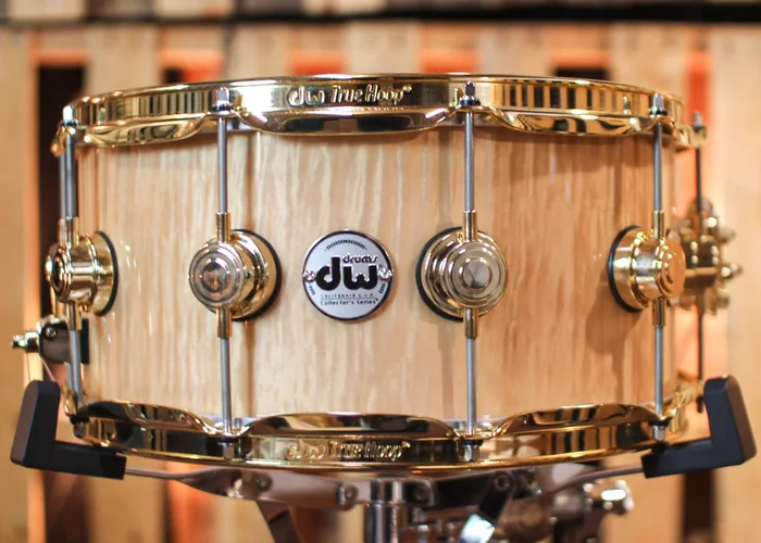 DW 6.5×14 Collector’s Maple HVLT Curly Maple Snare Drum – SO#1315764