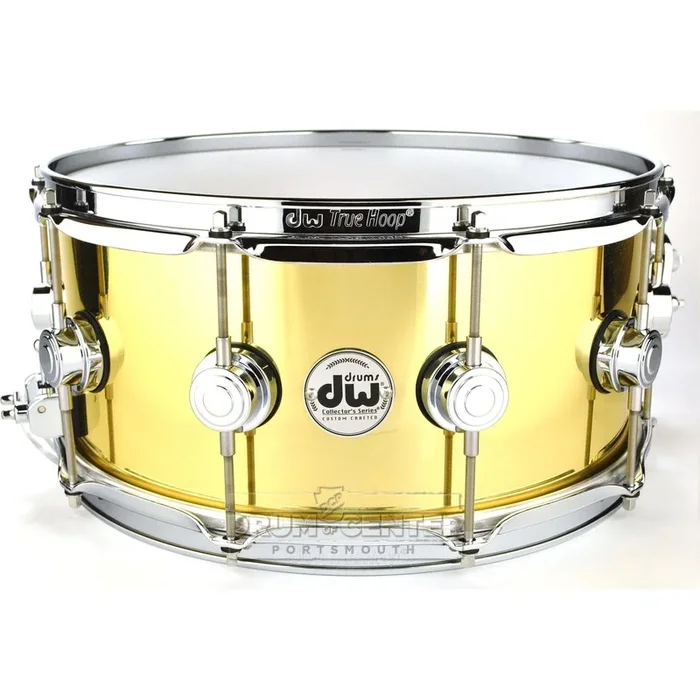 DW Collectors Bell Brass Snare Drum 14×6.5 w/Chrome Hardware