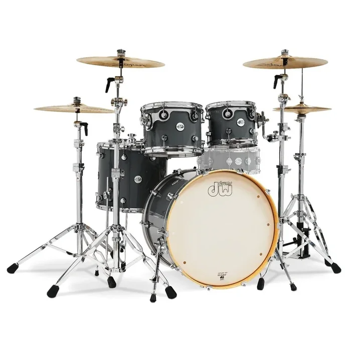 DW Design 4pc Drum Set Steel Gray
