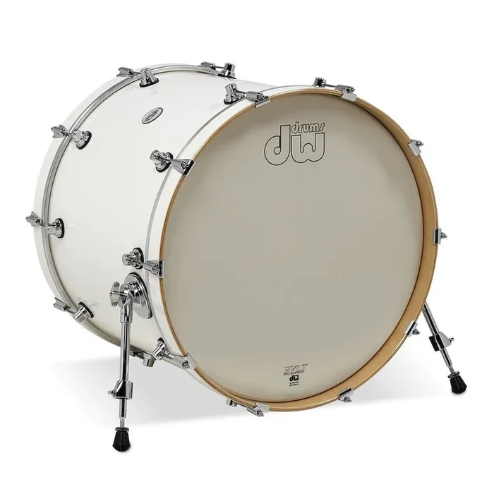 DW Design Bass Drum 22×18 Gloss White