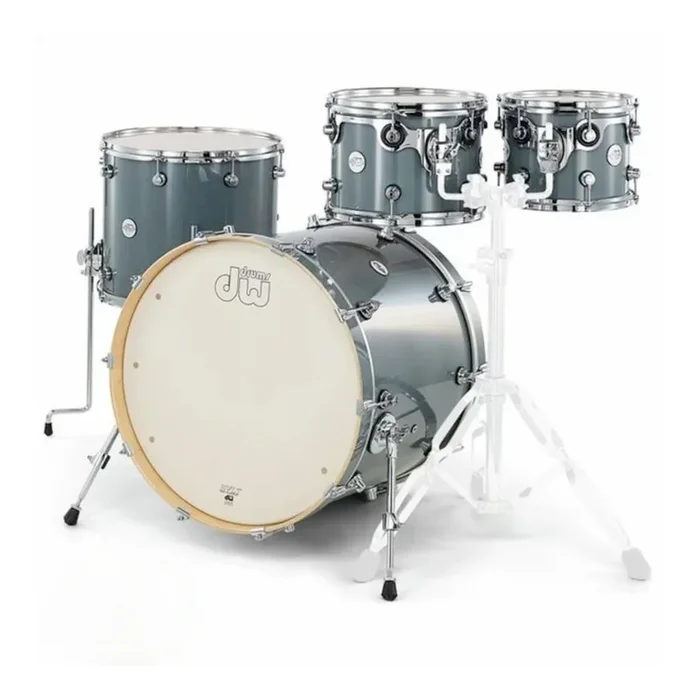 DW Design Series 4-Piece Shell Pack – Steel Grey