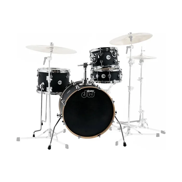 DW Design Series Mini Pro 4 Piezas Shellpack – Negro Satinado