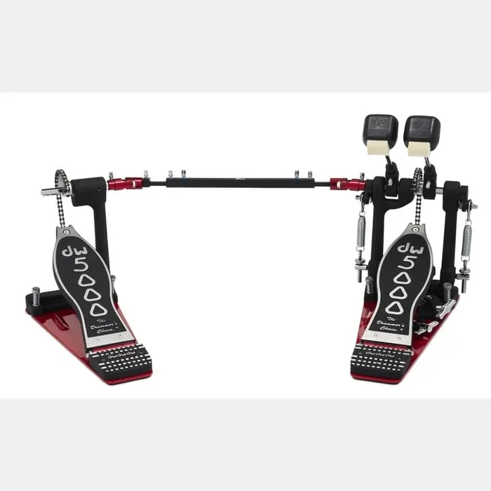 DW DWCP5002AH4 5000 Series Accelerator Single Chain, Narrow Footboard Double Bass Drum Pedal w/ Bag